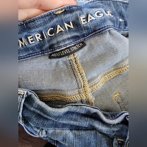 Women's American Eagle Next Level Stretch Curvy Super Hi-Rise Jegging Medium - Picture 7 of 16